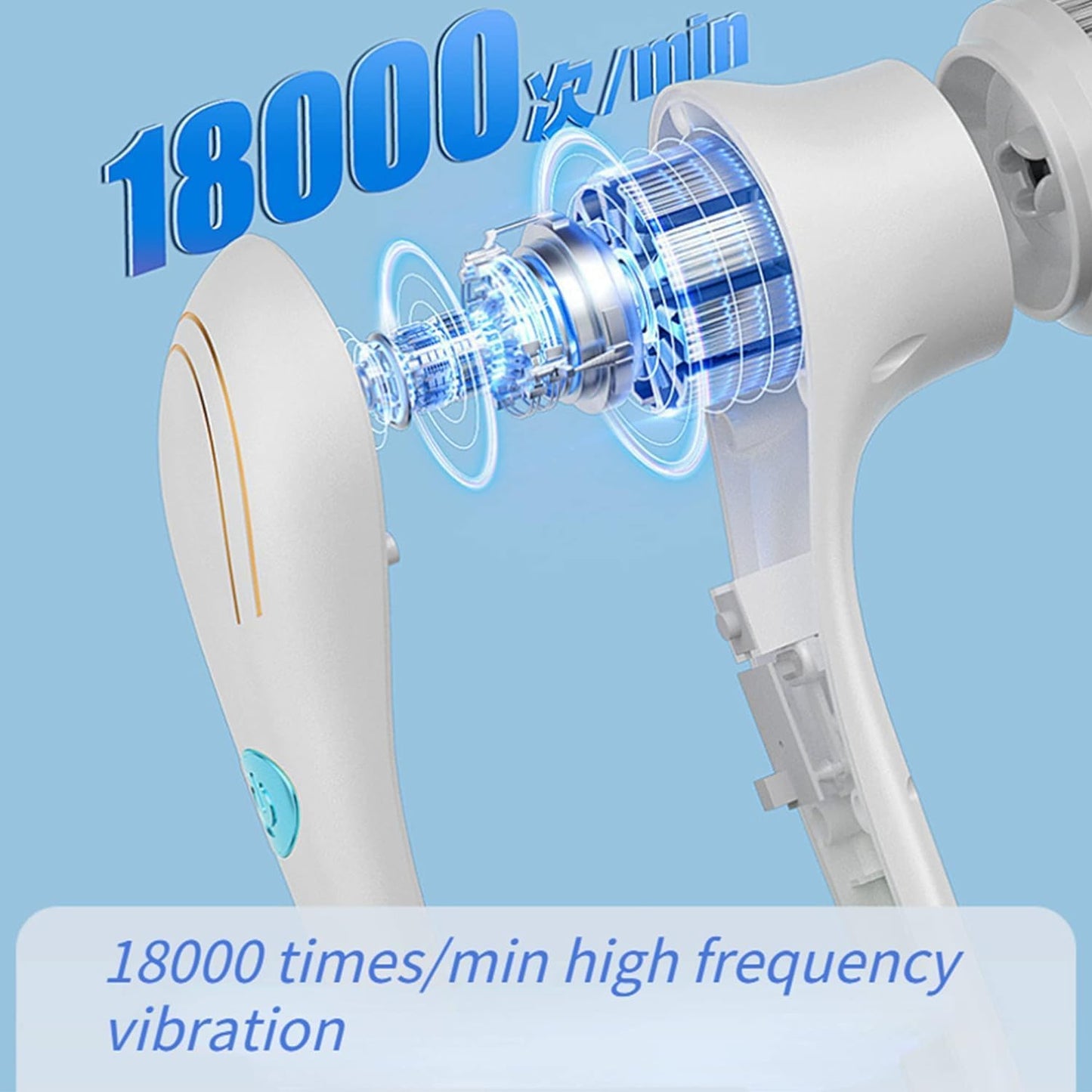 Electric Spin Scrubber, Cordless Cleaning Brush with 9 Replaceable Brush Heads, Tub and Floor Tile 360 Power Scrubber Dual Speed with Adjustable Detachable Handle for Bathroom Kitchen Car (6)